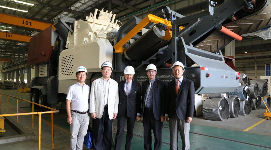 The chairman of German SK Group visited the workshop of SANME