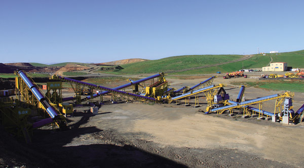 500t/h Iron Ore Production Line in Mongolia