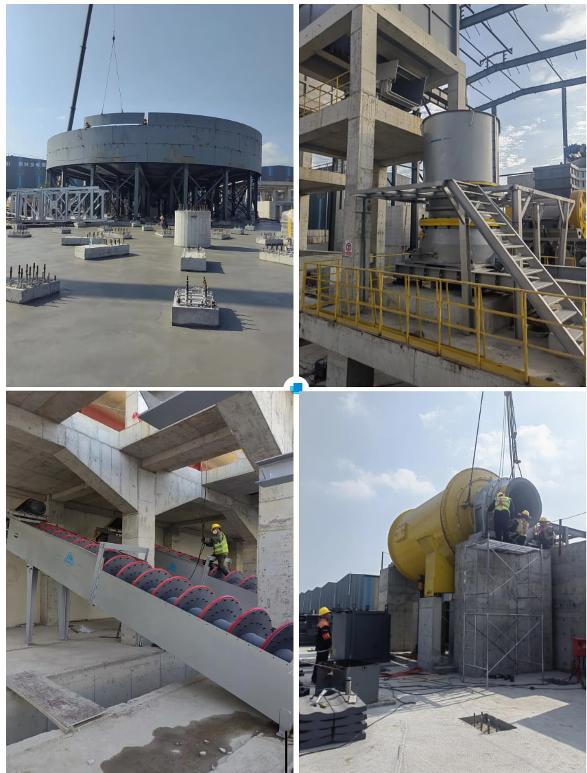 Proyecto de Aprovechamiento de Relaves en Hainan Avanza Ordenadamente, Garantizando la Instalación de Equipos