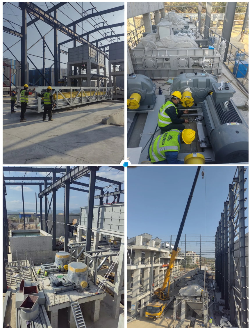 Proyecto de Aprovechamiento de Relaves en Hainan Avanza Ordenadamente, Garantizando la Instalación de Equipos